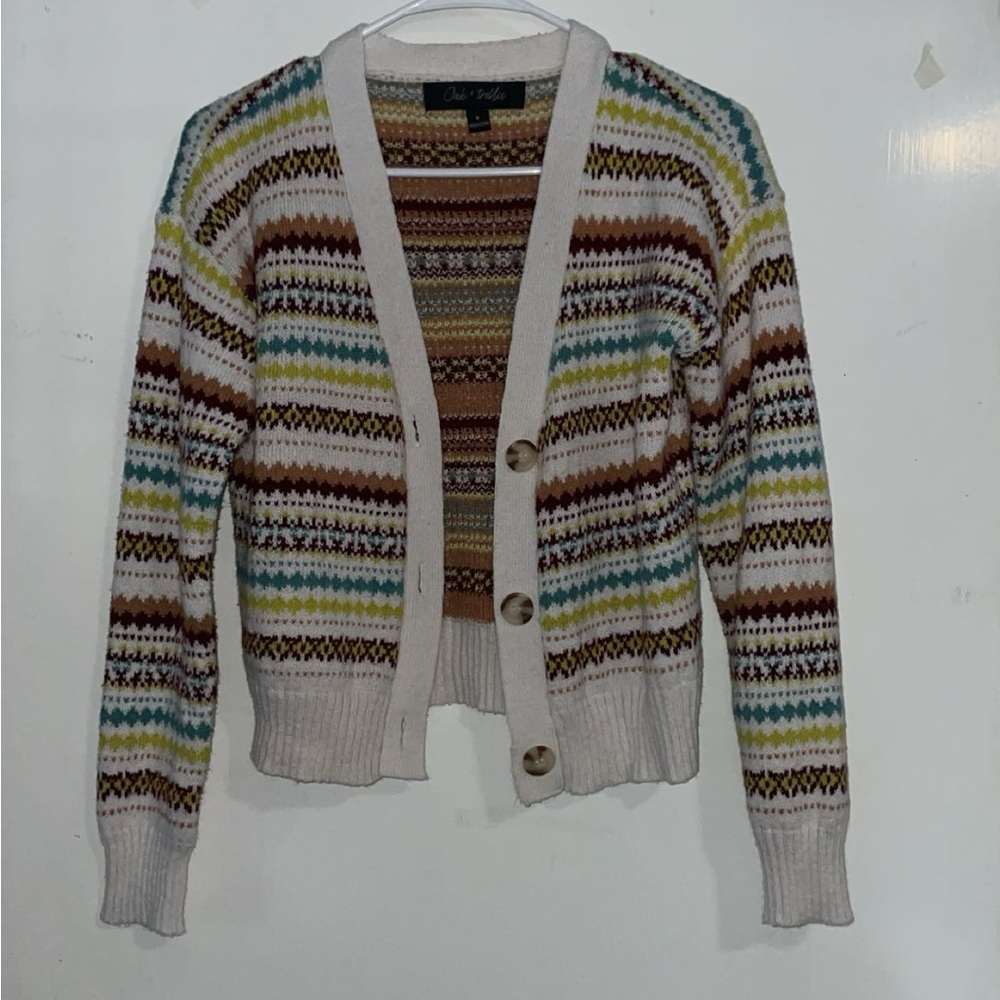 Multicolor Patterned Women's Sweater